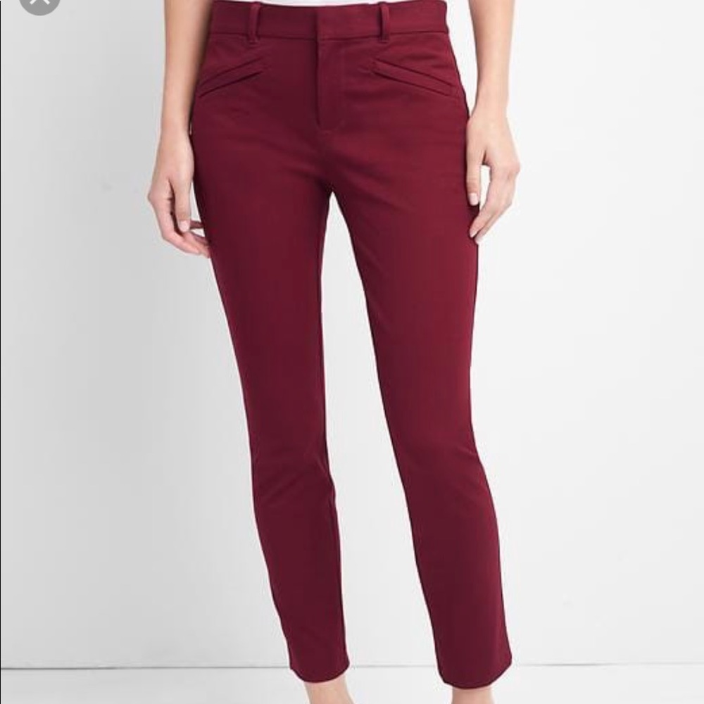 Gap bi-stretch skinny ankle pants